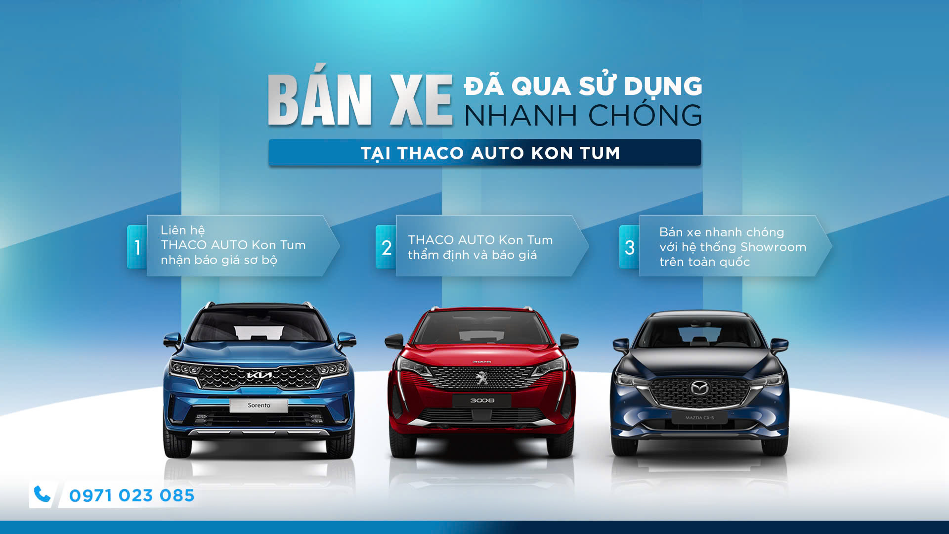 Bán xe đã qua sử dụng nhanh chóng tại THACO AUTO Kon Tum