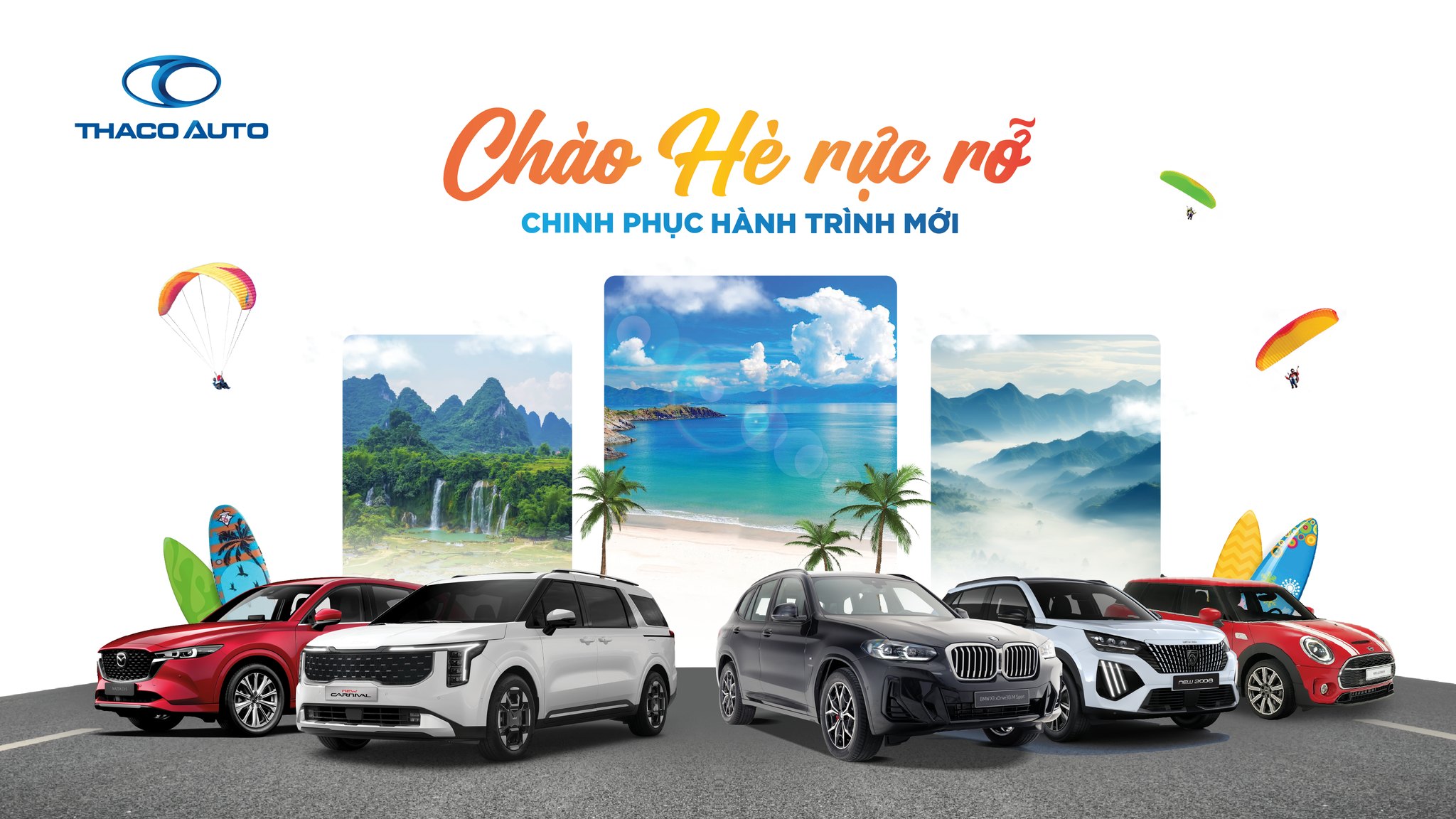 TRẢI NGHIỆM HÈ RỰC RỠ CÙNG THACO AUTO PHẠM VĂN ĐỒNG VỚI NHIỀU HOẠT ĐỘNG HẤP DẪN