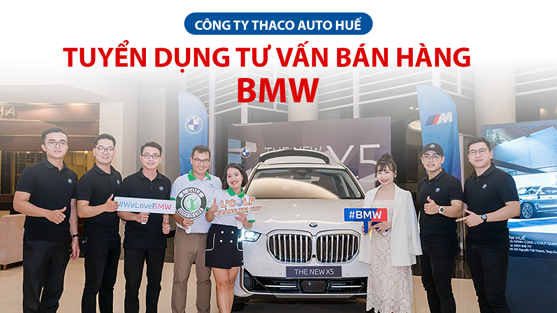 Tuyển dụng tư vấn bán hàng BMW làm việc tại Quảng Trị