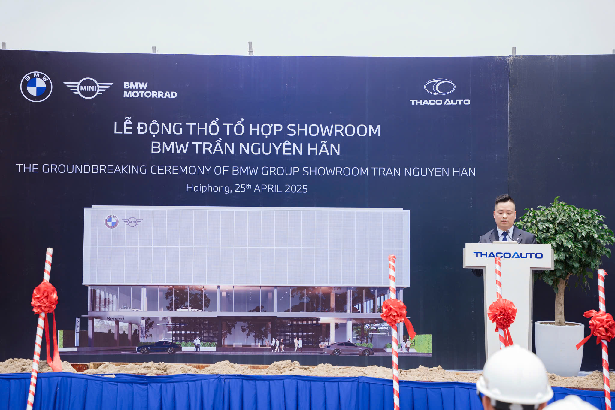 THACO AUTO tổ chức lễ động thổ showroom BMW retail.next tại Hải Phòng