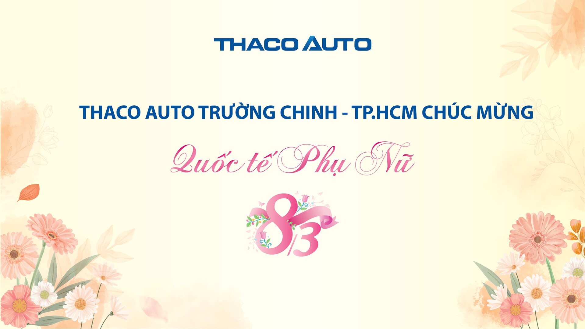 CHÚC MỪNG NGÀY QUỐC TẾ PHỤ NỮ 8/3