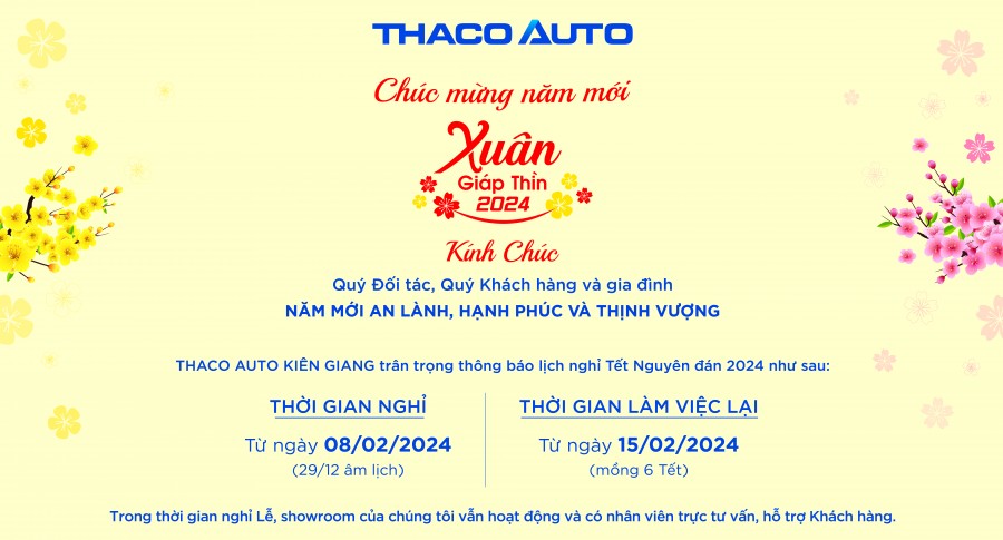 CHÚC MỪNG NĂM MỚI XUÂN GIÁP THÌN 2024