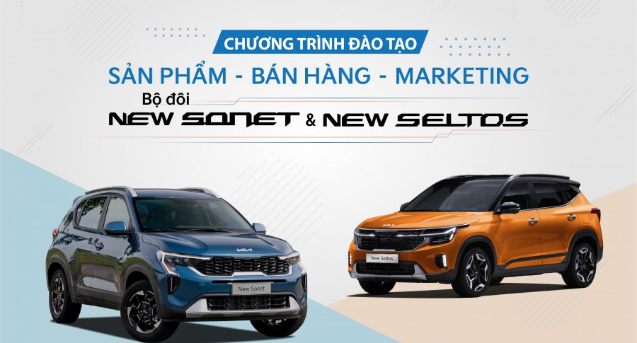 THACO AUTO Bình Triệu tham gia đào tạo kiến thức sản phẩm bộ đôi Kia New Sonet và Kia New Seltos