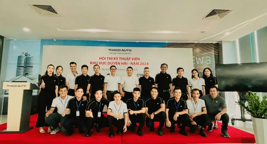 Thành tích ấn tượng của THACO AUTO Khánh Hòa tại Hội thi “Kỹ thuật viên Khu vực Duyên Hải - Năm 2024”