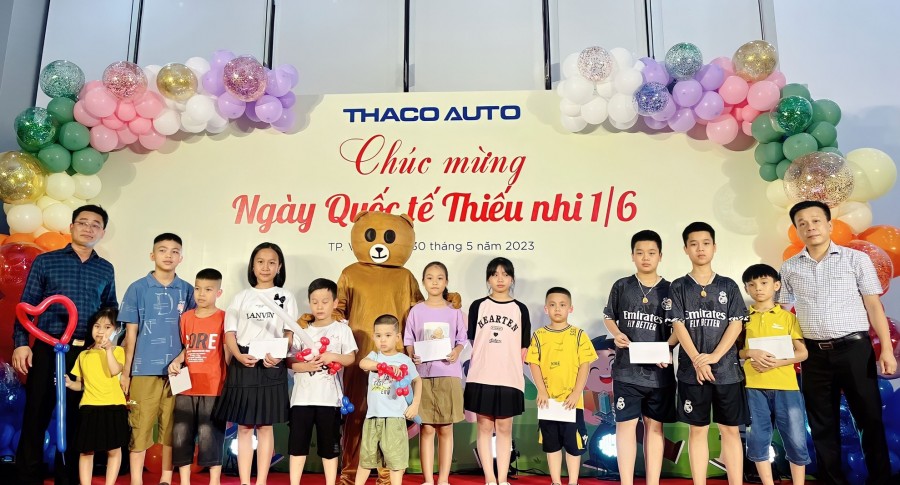 Sôi nổi hoạt động ngày Quốc tế thiếu nhi 1/6 tại Thaco Auto Nghệ An