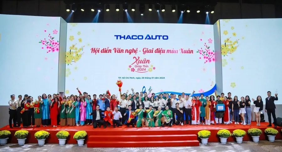 Hội diễn văn nghệ Giai Điệu Mùa Xuân – Xuân Giáp Thìn 2024 tại THACO AUTO đầy ắp cảm xúc