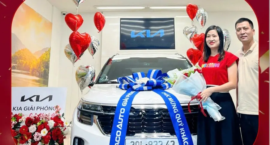 Ngày hội bàn giao xe tháng 12 tại Thaco Auto Giải Phóng