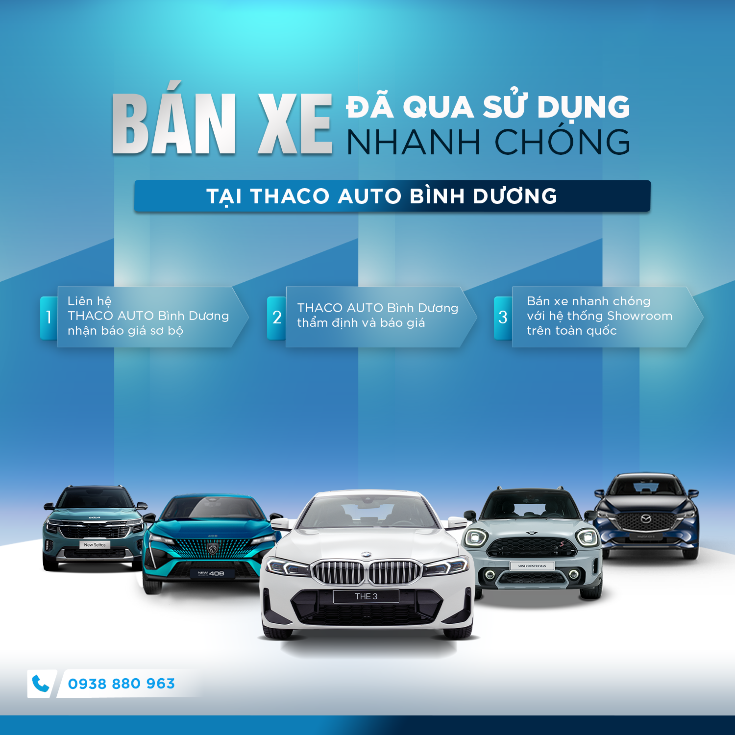 Bán xe đã qua sử dụng nhanh chóng tại THACO AUTO Bình Dương