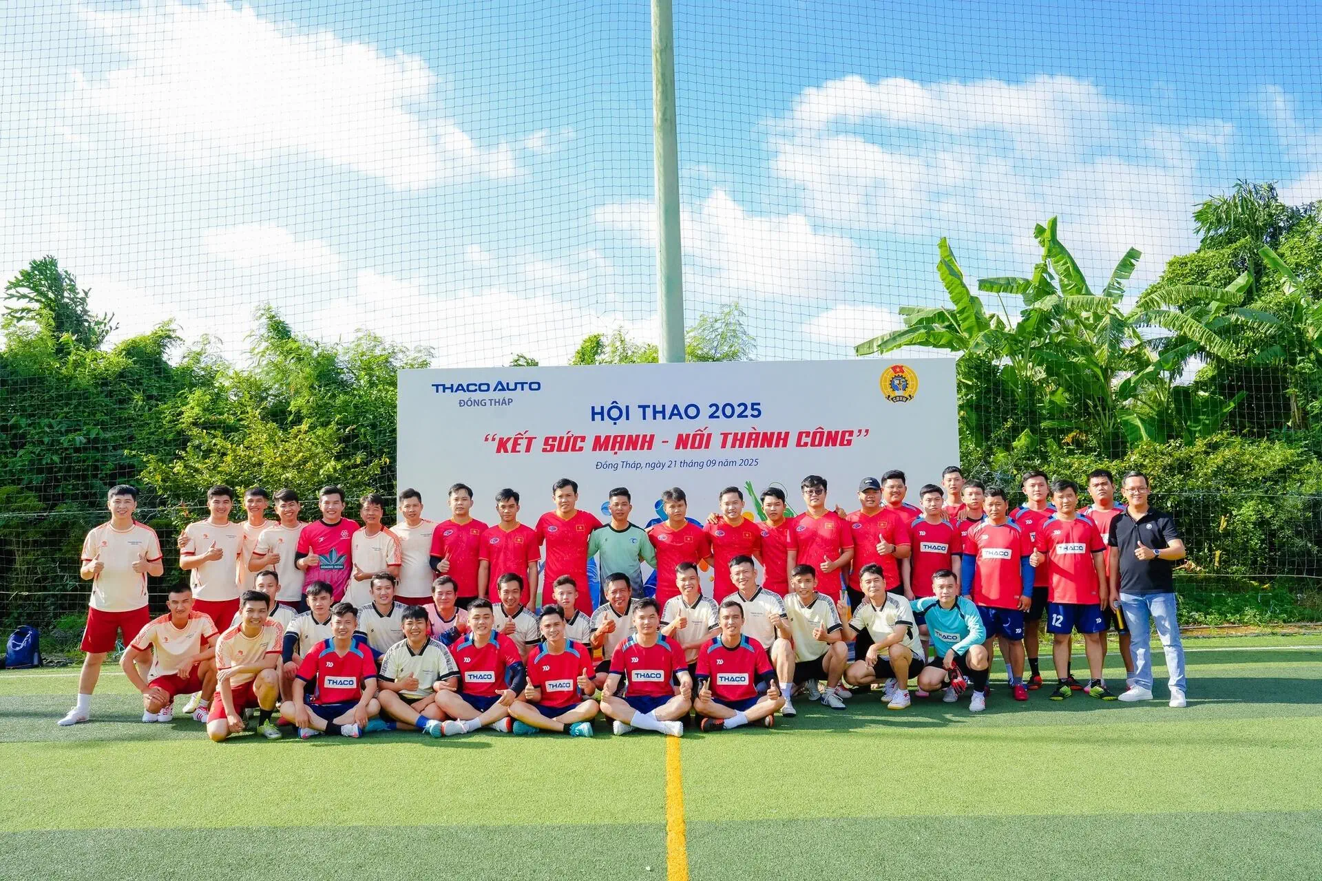 Hội thao “Kết sức mạnh - Nối thành công” năm 2025 tại THACO AUTO Tiền Giang