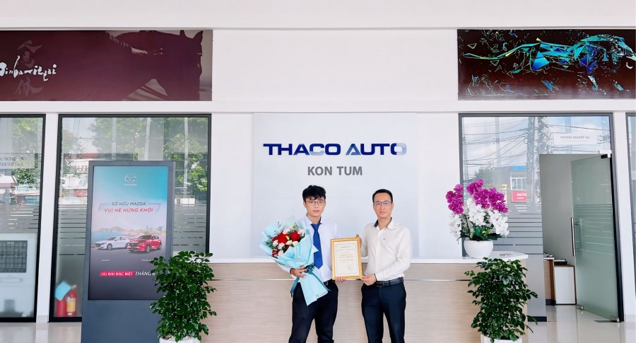 Lễ chào cờ tháng 6: THACO AUTO Gia Lai - Kon Tum sẵn sàng bứt phá tháng cuối Quý II/2024