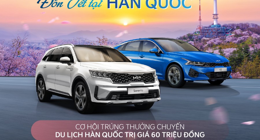 Kia K5 và Kia Sorento ưu đãi đặc biệt, nhận quà khủng gần nửa tỷ đồng