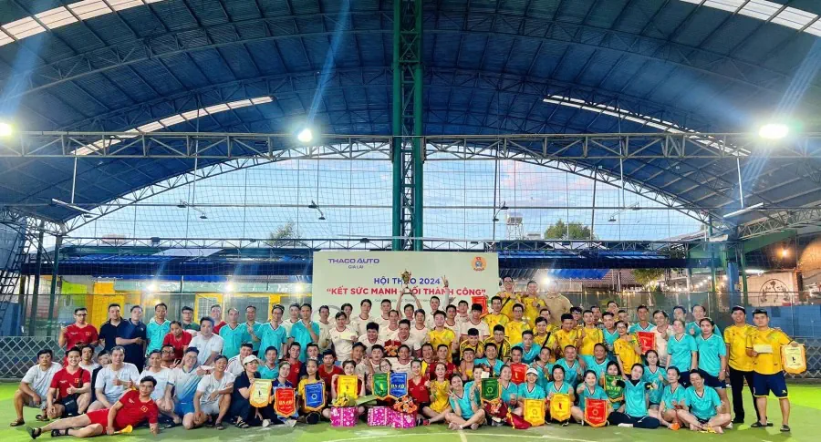 THACO AUTO Kon Tum khép lại Hội thao năm 2024 với nhiều dấu ấn đẹp