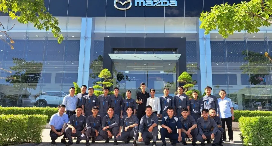 THACO AUTO Phú Nhuận nâng cao tay nghề cho đội ngũ kỹ thuật với khóa đào tạo chứng chỉ thương hiệu Mazda Master - Level 2