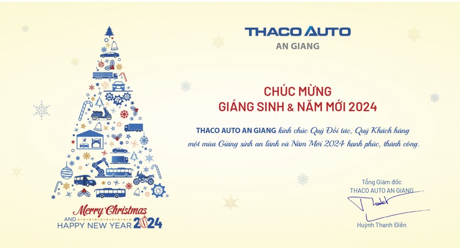 CHÚC MỪNG GIÁNG SINH, NĂM MỚI 2024!