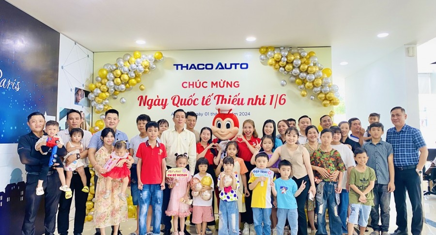 Những khoảnh khắc ý nghĩa tại THACO AUTO An Giang dịp Quốc tế Thiếu nhi 1/6