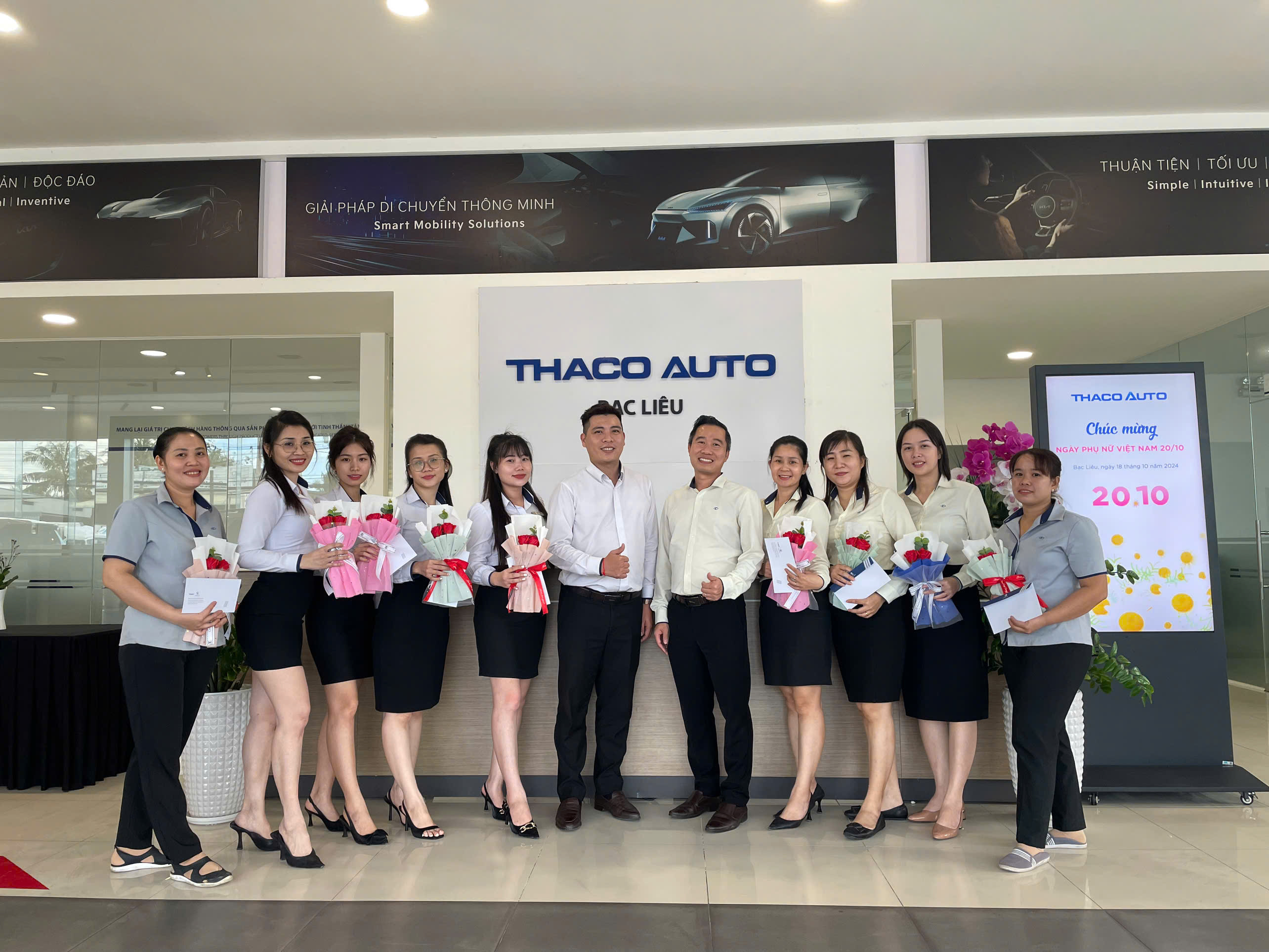 Nữ CBNV THACO AUTO Bạc Liêu rạng rỡ trong Ngày Phụ nữ Việt Nam 20/10