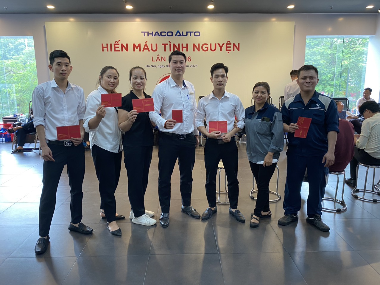 Thaco Auto Bạch Đằng - Hà Nội tham gia Chương Trình Hiến Máu Thaco Auto Lần Thứ 16