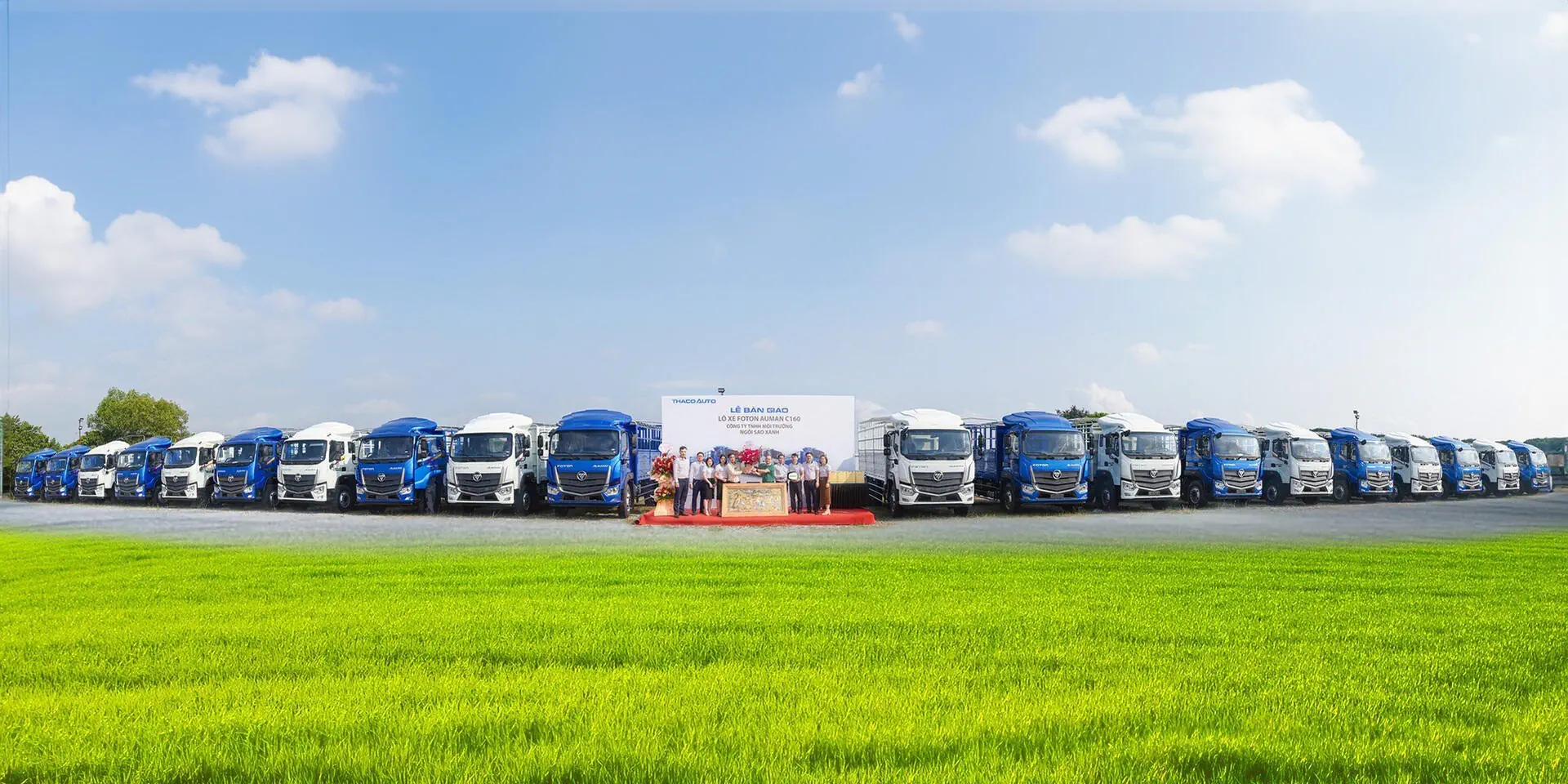 THACO AUTO chuyển giao lô 56 xe Tải, Bus đến khách hàng trong tháng 11