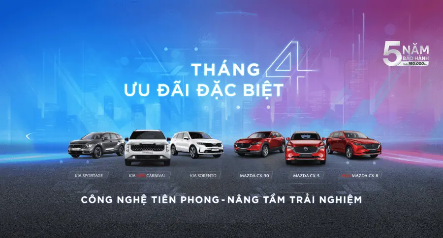 THACO AUTO Tây Ninh tri ân khách hàng với ưu đãi đặc biệt dịp 30/4 & 01/05