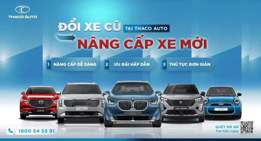 Thu cũ - Đổi mới: giải pháp nâng cấp xe toàn diện, tối ưu chi phí tại THACO AUTO