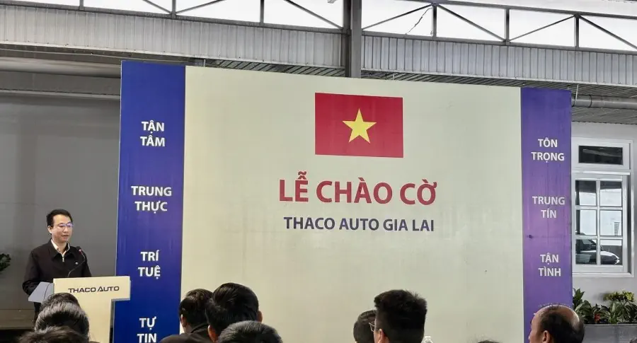 THACO AUTO Gia Lai | Chào cờ tháng 9