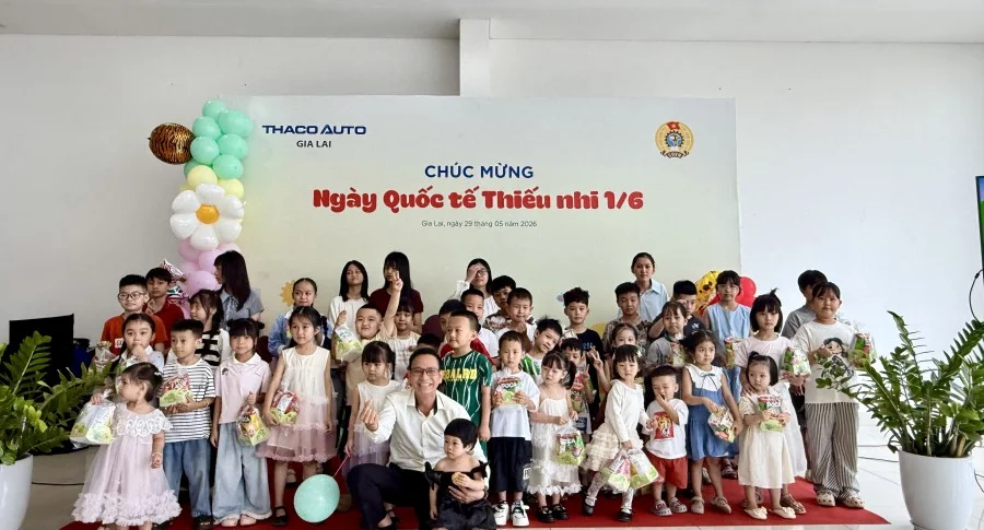 THACO AUTO Gia Lai tổ chức Ngày Quốc tế Thiếu nhi 1/6