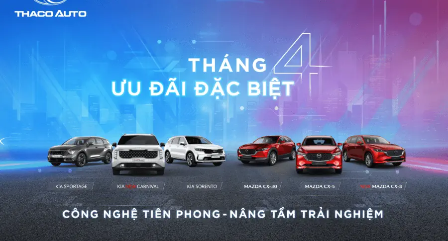 Thời điểm vàng Kia ưu đãi đặc biệt nhân dịp lễ 30/04 và 01/05