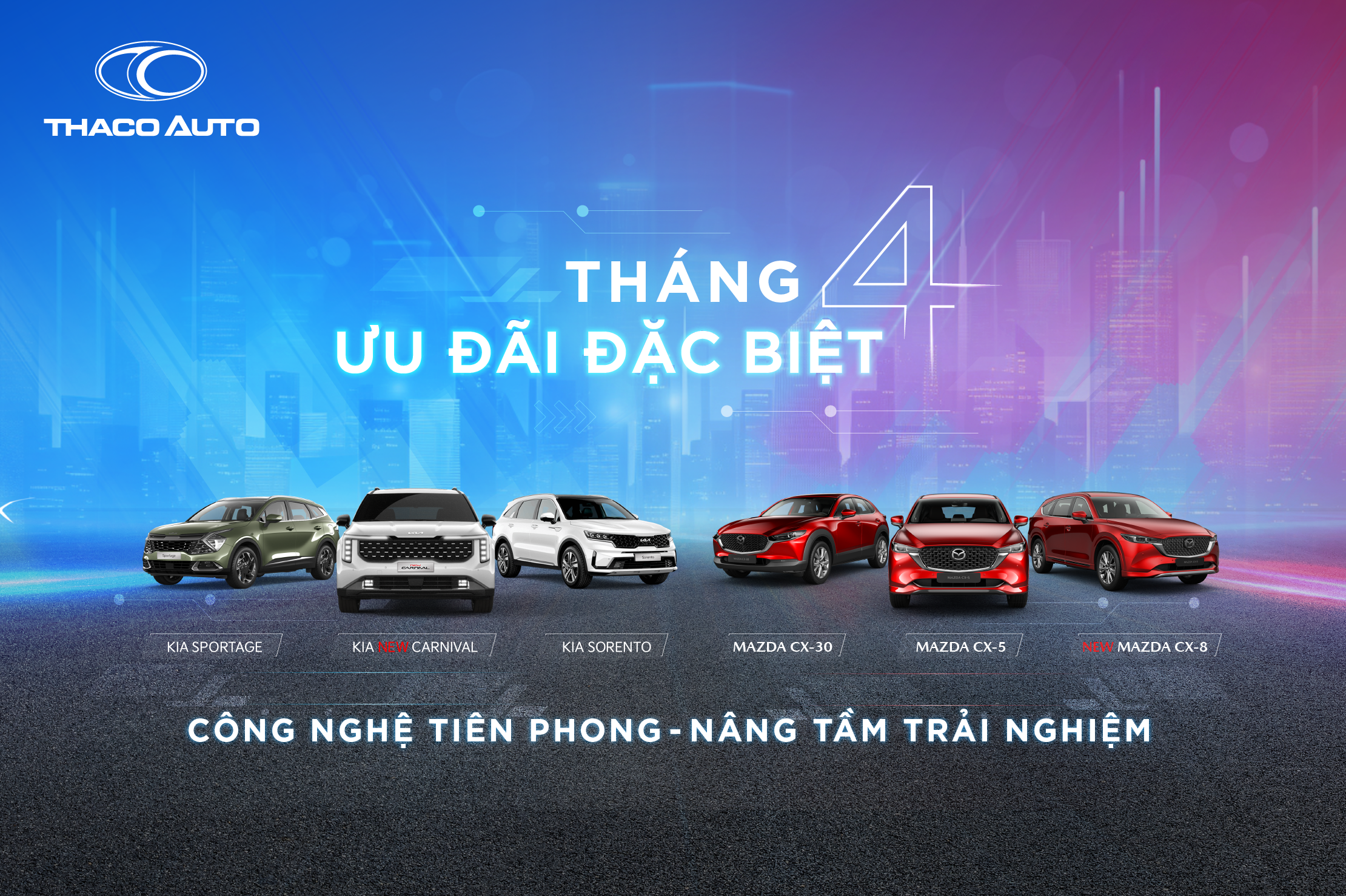 THACO AUTO tri ân khách hàng với ưu đãi đặc biệt dịp 30/4 & 01/05