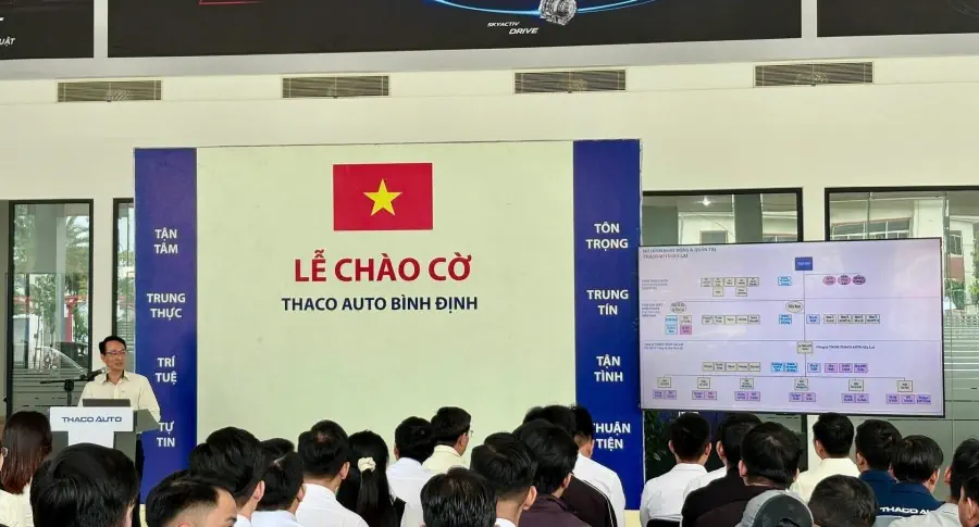 Lễ Chào Cờ Tháng 5/2025 - THACO AUTO Gia Lai