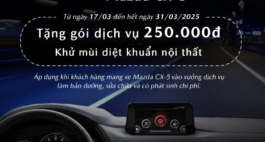 CÙNG XƯỞNG DỊCH VỤ MAZDA BÌNH DƯƠNG CHĂM MAZDA CX-5 | NHẬN QUÀ HẤP DẪN CÙNG THACO AUTO BÌNH DƯƠNG