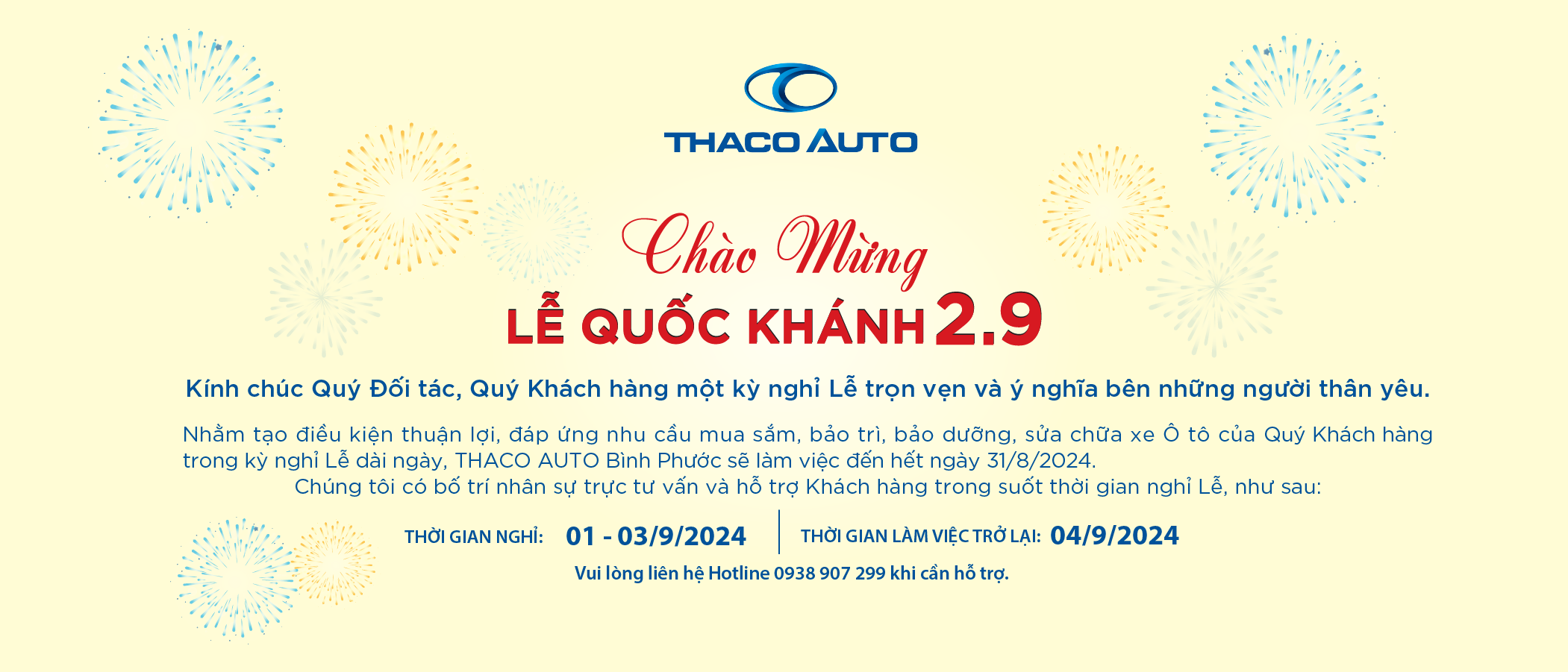 CHÀO MỪNG LỄ QUỐC KHÁNH 2-9