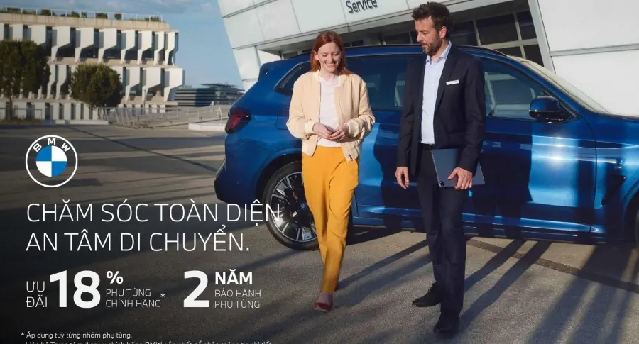 THACO AUTO ưu đãi 18% giá phụ tùng chính hãng BMW, MINI cho khách hàng