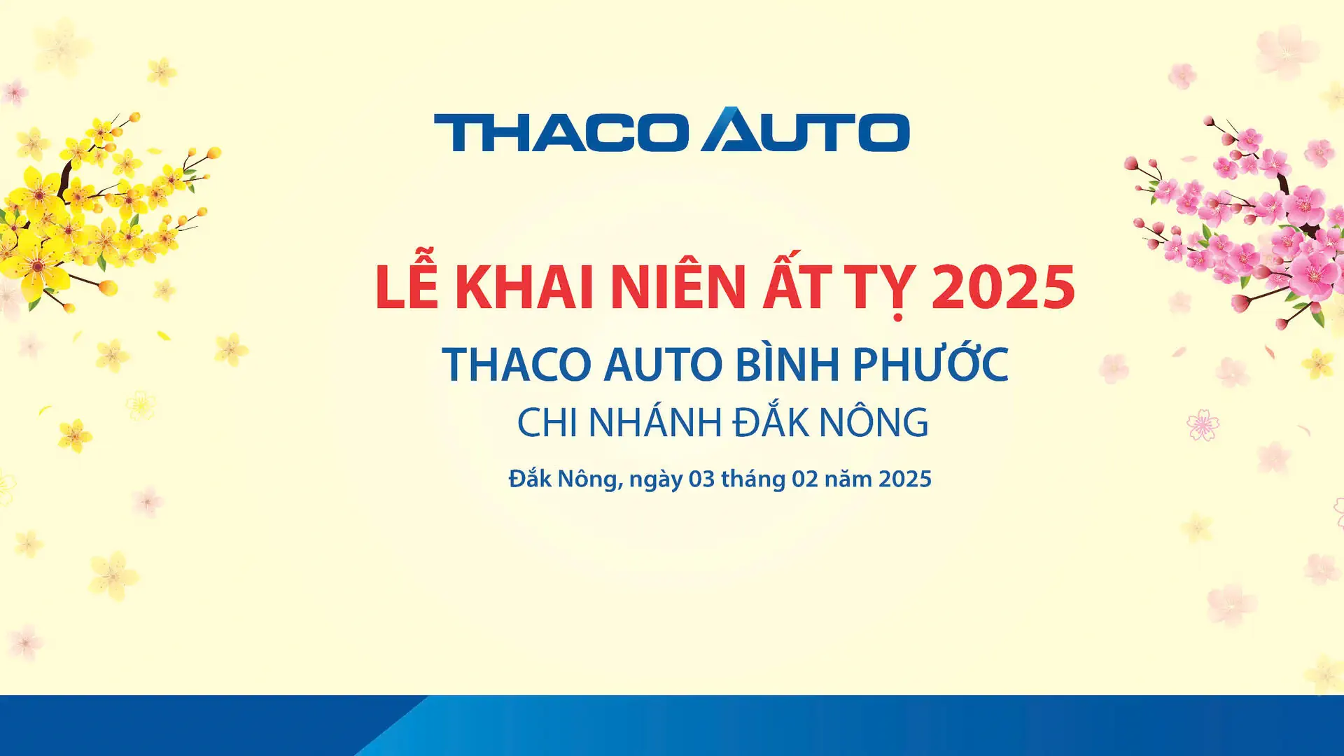 THACO AUTO Đắk Nông tổ chức chương trình Lễ Khai niên Ất Tỵ 2025