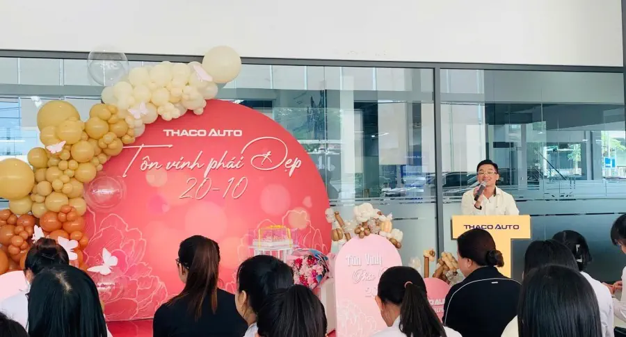 Nữ CBNV THACO AUTO Bình Phước rạng rỡ trong Ngày Phụ nữ Việt Nam 20/10