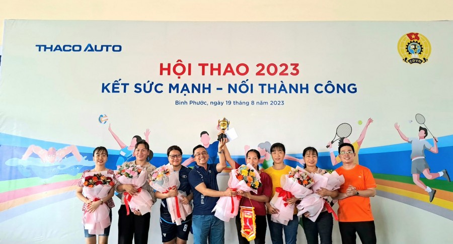 HỘI THAO NĂM 2023 TẠI THACO AUTO BÌNH PHƯỚC  DIỄN RA THÀNH CÔNG RỰC RỠ