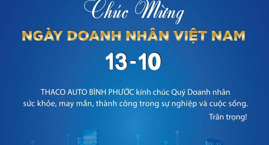 CHÀO MỪNG NGÀY DOANH NHÂN VIỆT NAM 13.10.2023