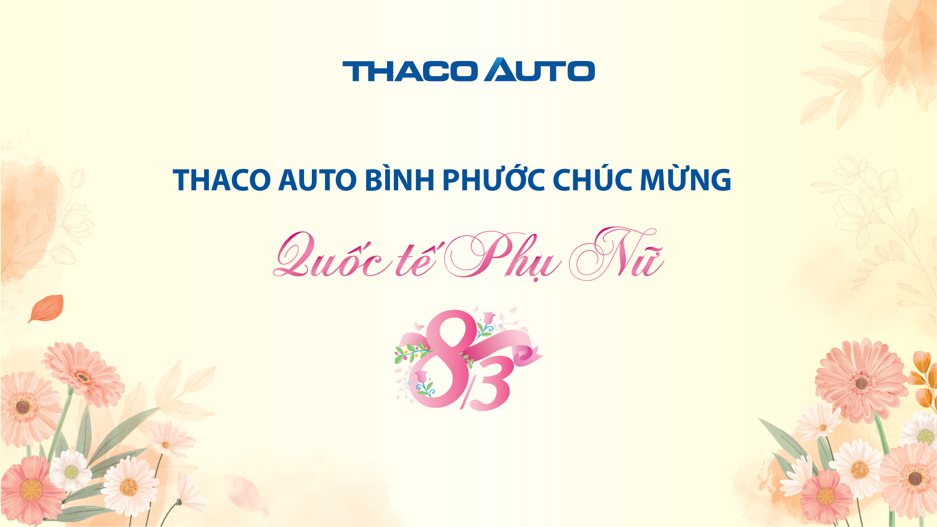 CHÚC MỪNG NGÀY QUỐC TẾ PHỤ NỮ 8/3