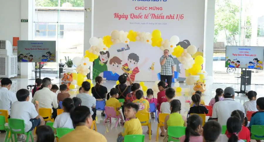 Những khoảnh khắc ý nghĩa tại THACO AUTO Bình Phước dịp Quốc tế Thiếu nhi 1/6