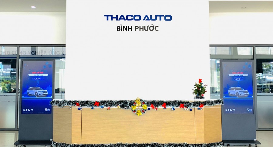 THACO AUTO Bình Phước “khoác áo mới” chào đón Giáng sinh 2023