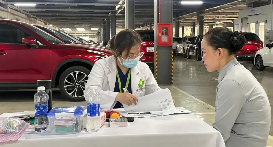 THACO AUTO Bình Tân tổ chức khám sức khỏe định kỳ cho CBNV năm 2024