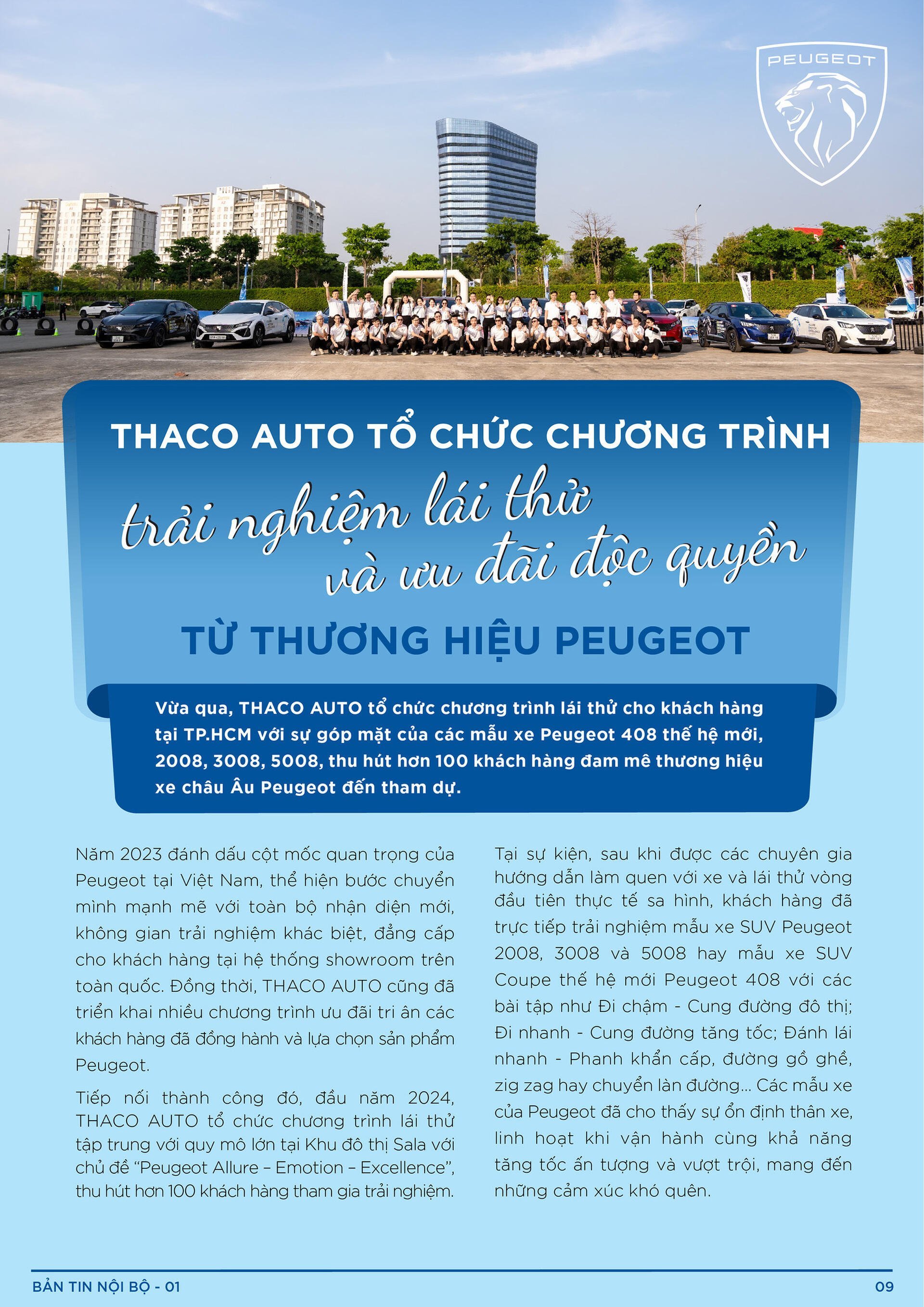 BẢN TIN NỘI BỘ SỐ 1-10