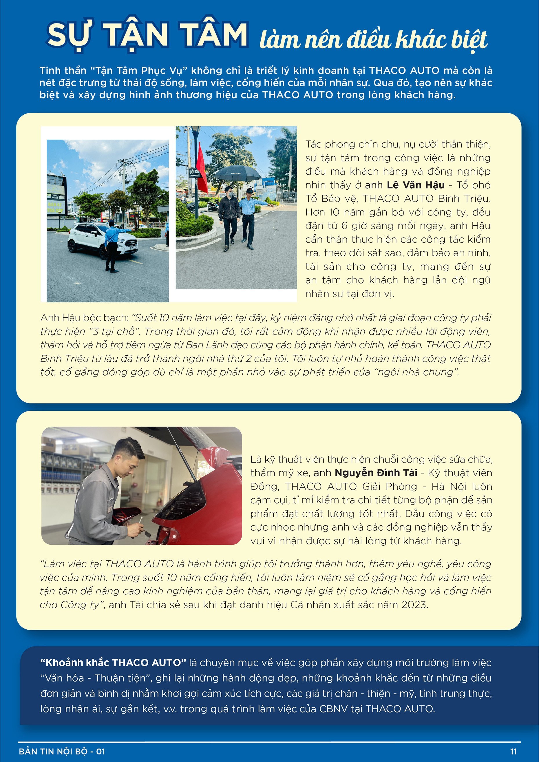 BẢN TIN NỘI BỘ SỐ 1-12