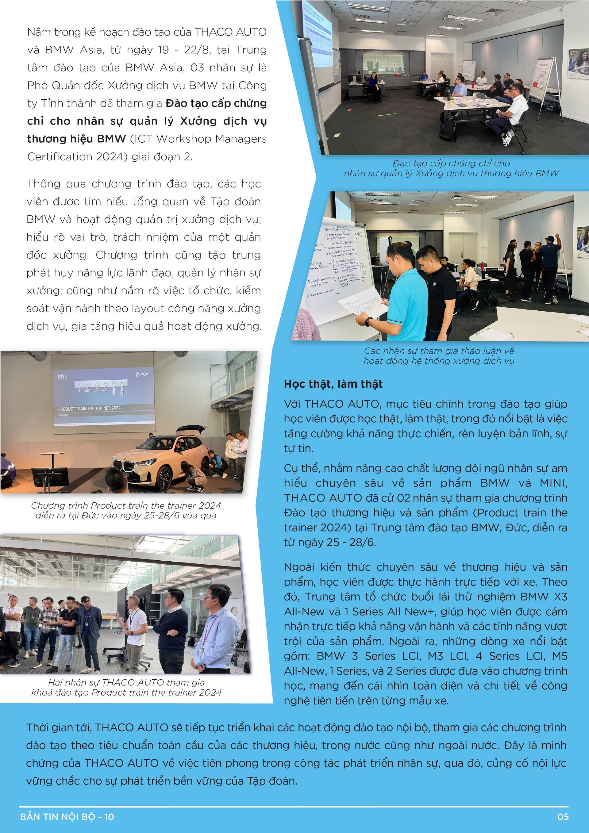 BẢN TIN NỘI BỘ SỐ 10-05