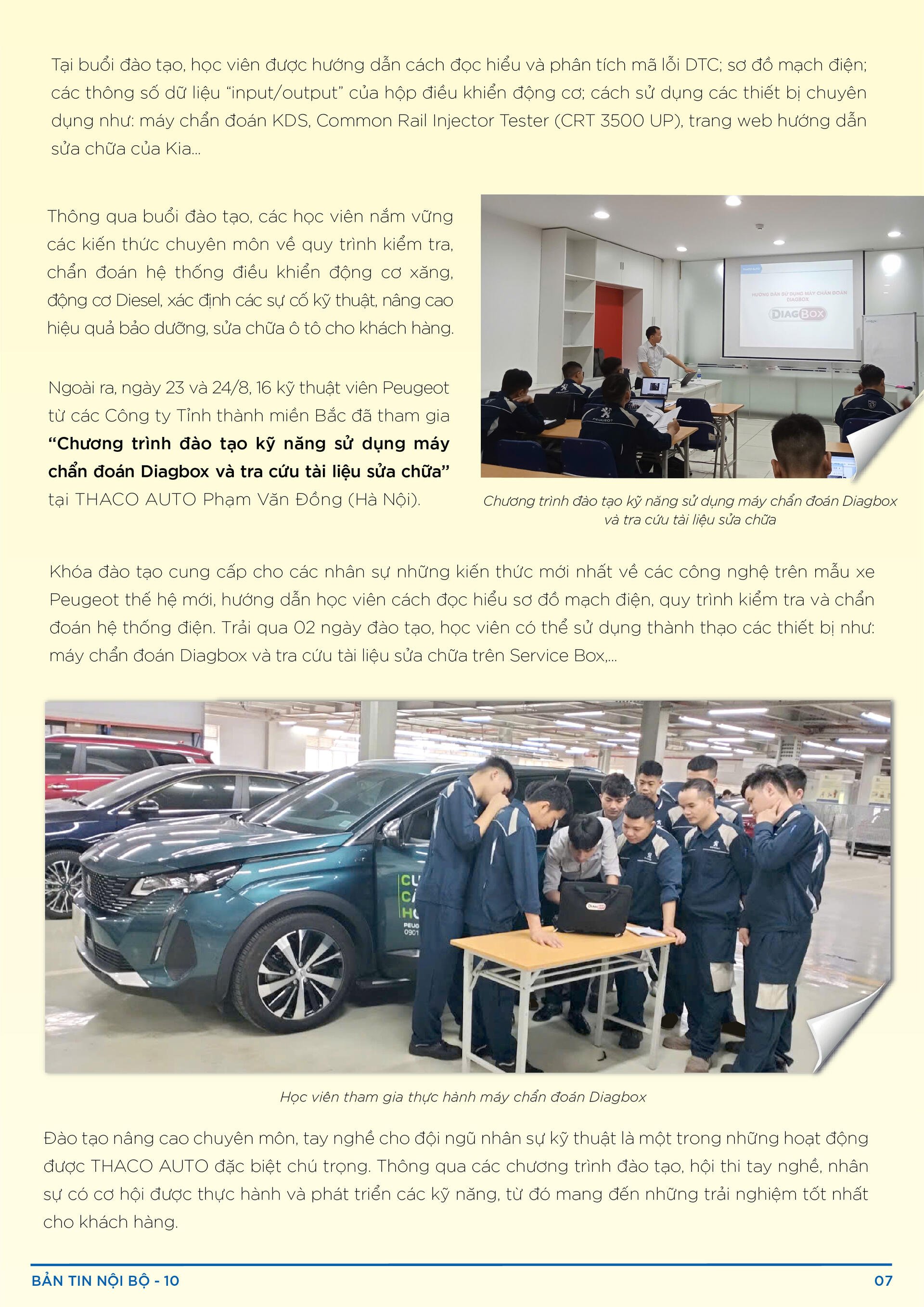 BẢN TIN NỘI BỘ SỐ 10-07