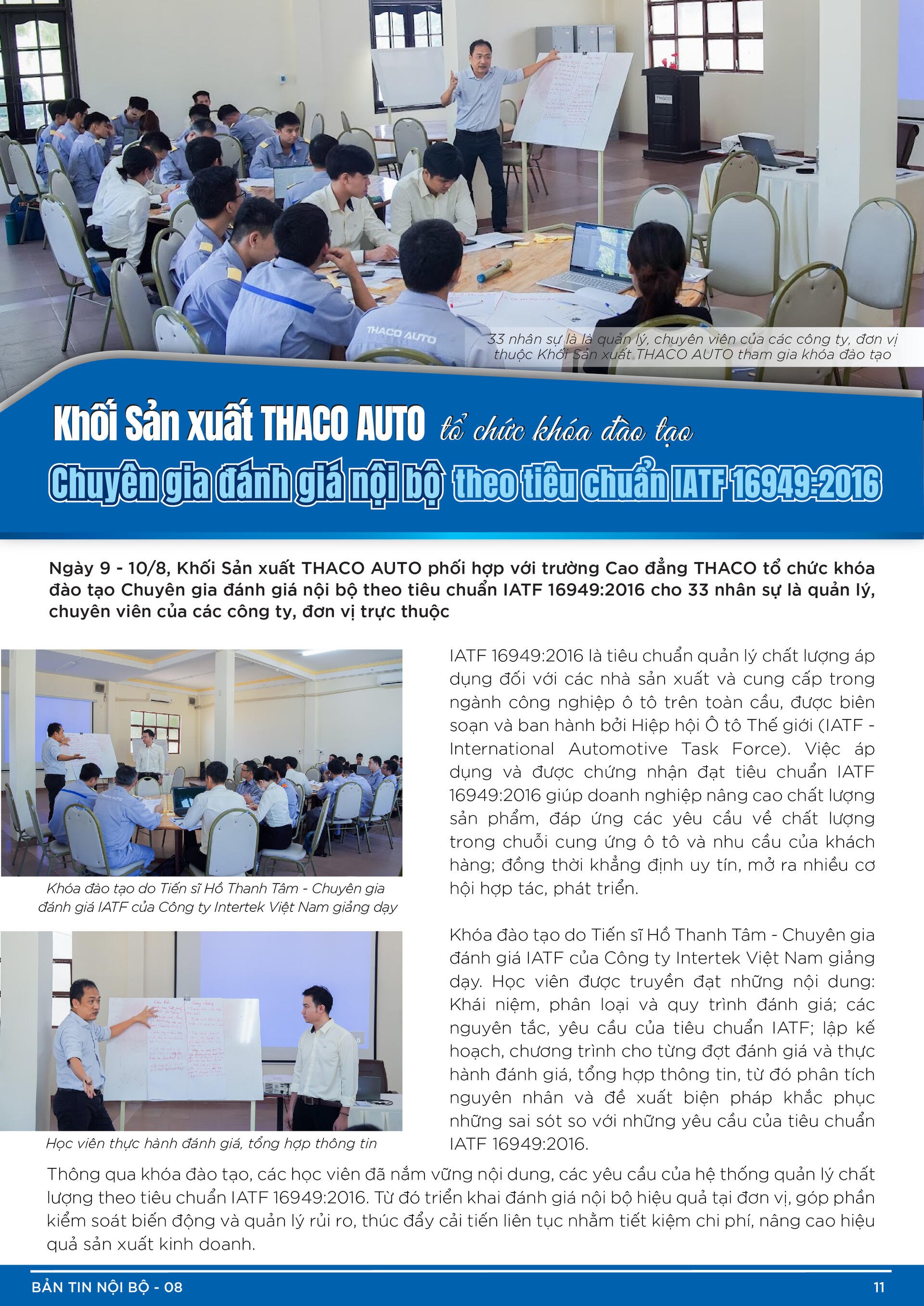 BẢN TIN NỘI BỘ SỐ 10-11
