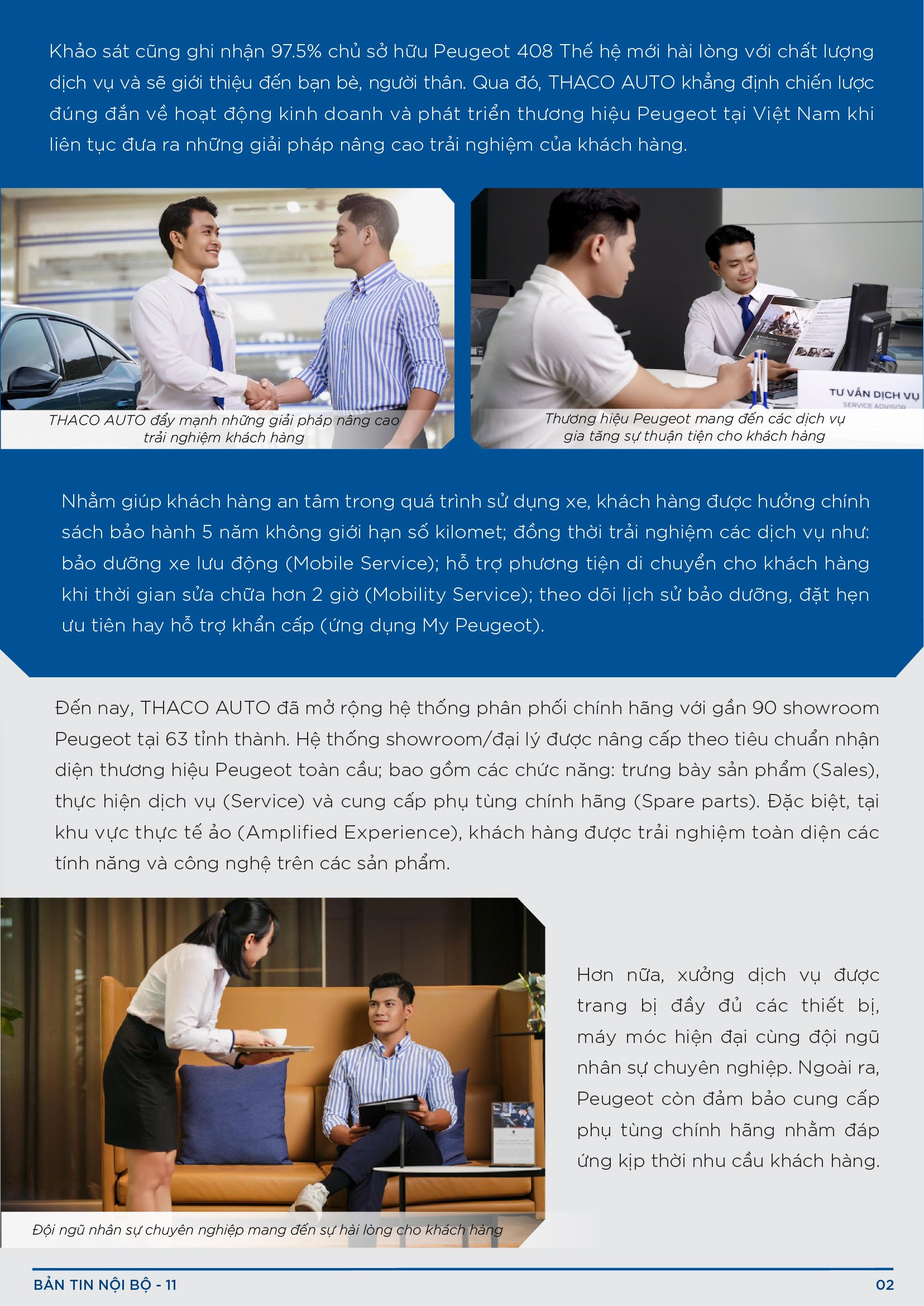 BẢN TIN NỘI BỘ SỐ 11-02