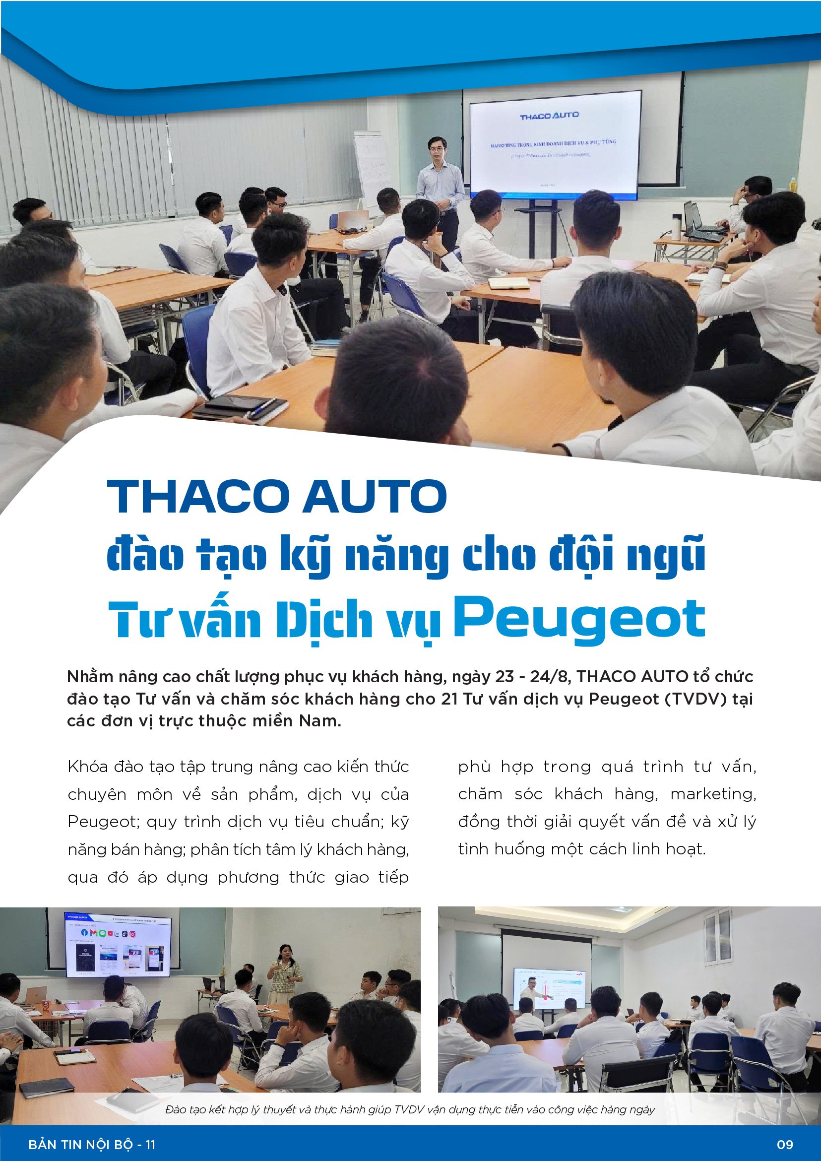 BẢN TIN NỘI BỘ SỐ 11-09