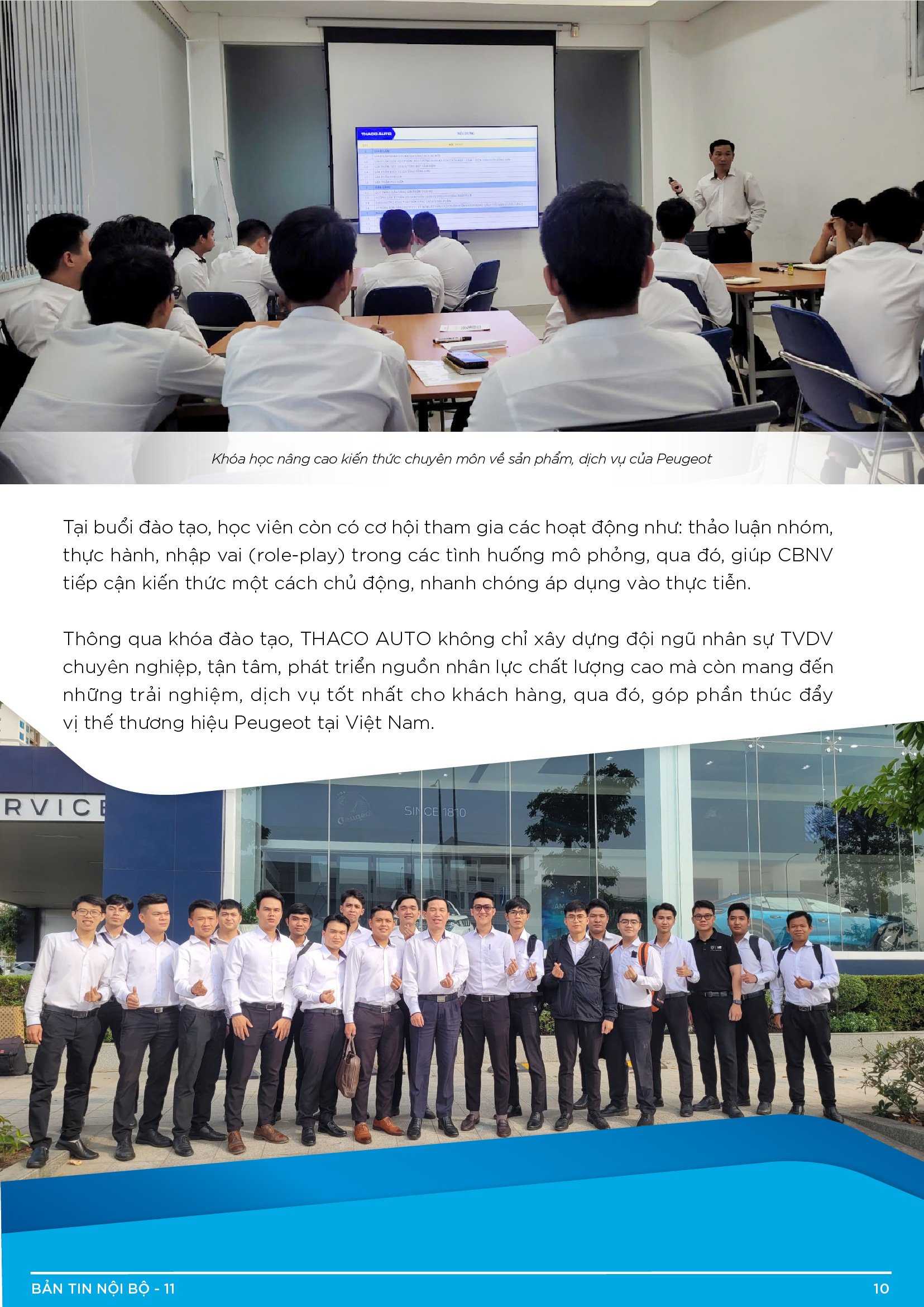 BẢN TIN NỘI BỘ SỐ 11-10