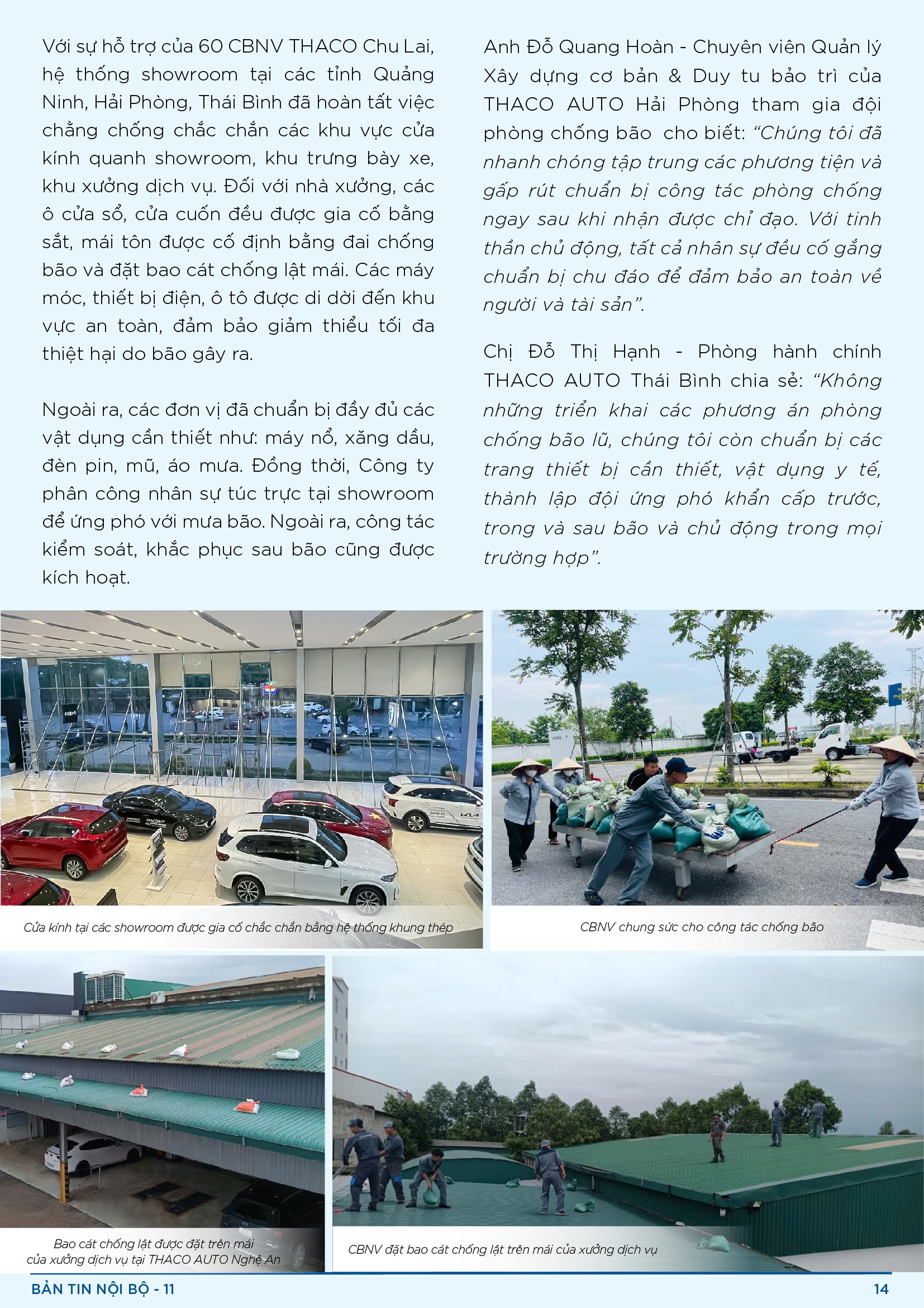 BẢN TIN NỘI BỘ SỐ 11-14