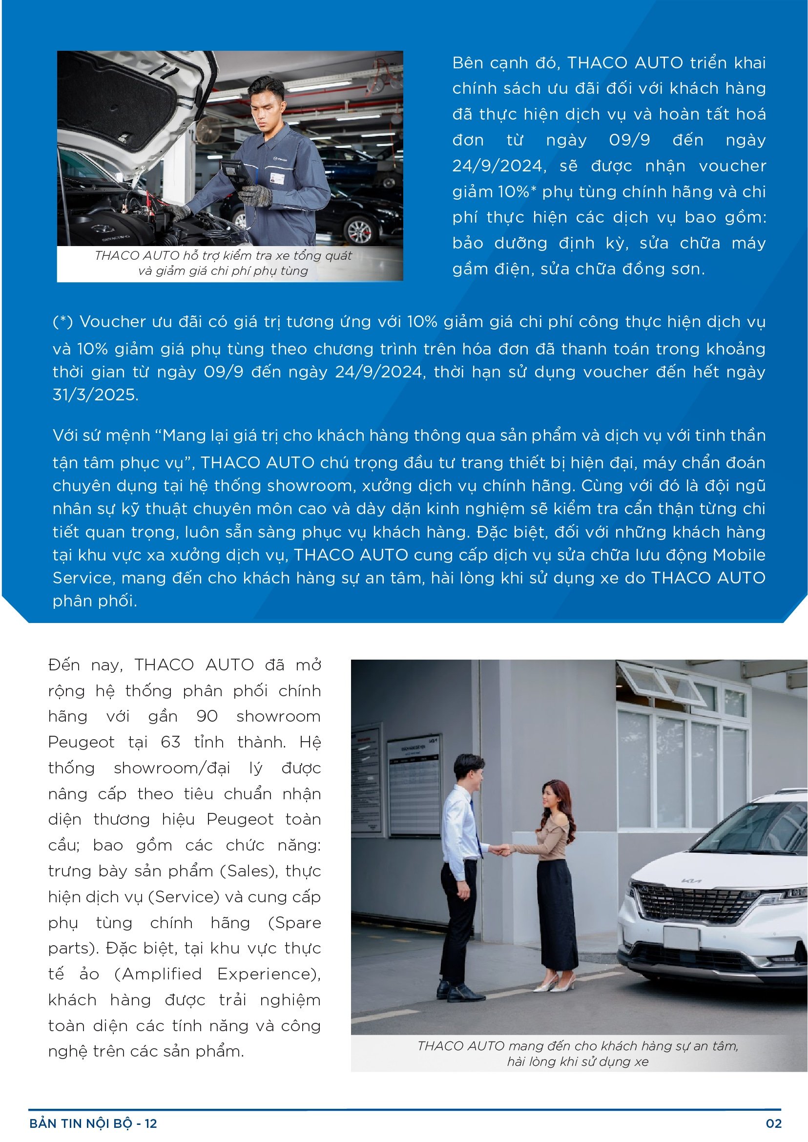 BẢN TIN NỘI BỘ SỐ 12-02